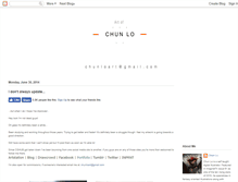 Tablet Screenshot of chunlo.blogspot.com