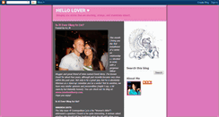 Desktop Screenshot of loveyoulover.blogspot.com