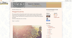 Desktop Screenshot of kerrizeienphotography.blogspot.com