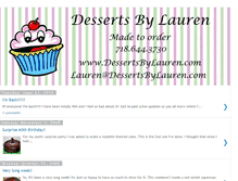 Tablet Screenshot of dessertsbylauren.blogspot.com