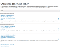 Tablet Screenshot of dualzone-wine-cooler.blogspot.com