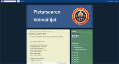 Desktop Screenshot of pietarsaarenvoimailijat.blogspot.com