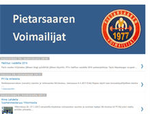 Tablet Screenshot of pietarsaarenvoimailijat.blogspot.com