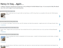 Tablet Screenshot of nancyiniraq.blogspot.com
