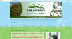 Desktop Screenshot of casadocriadorpaudosferros.blogspot.com