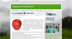 Desktop Screenshot of biopsiadeprostataperu.blogspot.com