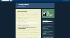 Desktop Screenshot of dancingelegantly.blogspot.com