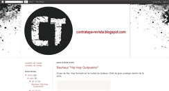 Desktop Screenshot of contratapa-revista.blogspot.com