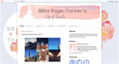 Desktop Screenshot of misspageturnerscityofbooks.blogspot.com