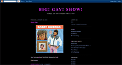 Desktop Screenshot of biggayshow.blogspot.com