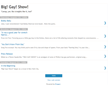 Tablet Screenshot of biggayshow.blogspot.com