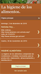 Mobile Screenshot of lahigienedelosalimentos.blogspot.com