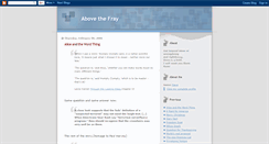 Desktop Screenshot of abovethatfray.blogspot.com