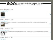 Tablet Screenshot of justintennison.blogspot.com