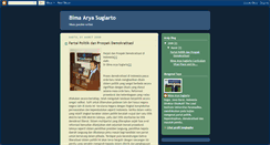 Desktop Screenshot of bimaaryasugiarto.blogspot.com