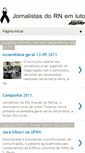 Mobile Screenshot of jornalistasdornemluto.blogspot.com