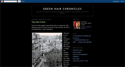 Desktop Screenshot of greenhairchronicles.blogspot.com