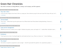 Tablet Screenshot of greenhairchronicles.blogspot.com