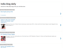 Tablet Screenshot of india-blog-daily.blogspot.com