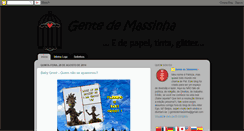 Desktop Screenshot of gentedemassinha.blogspot.com