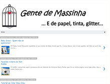 Tablet Screenshot of gentedemassinha.blogspot.com