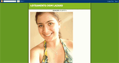 Desktop Screenshot of loteamentodomlazaro.blogspot.com