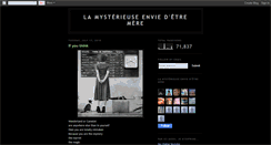 Desktop Screenshot of lamysterieuseenviedetremere.blogspot.com