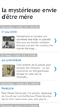 Mobile Screenshot of lamysterieuseenviedetremere.blogspot.com