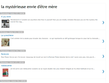 Tablet Screenshot of lamysterieuseenviedetremere.blogspot.com