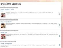 Tablet Screenshot of brightpinksprinkles.blogspot.com