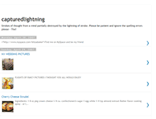 Tablet Screenshot of capturedlightning.blogspot.com