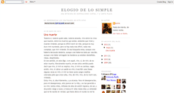 Desktop Screenshot of elogiodelosimple.blogspot.com