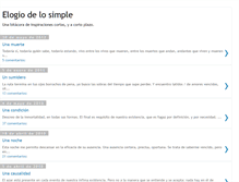 Tablet Screenshot of elogiodelosimple.blogspot.com