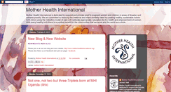 Desktop Screenshot of motherhealthinternationalhaiti.blogspot.com