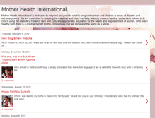 Tablet Screenshot of motherhealthinternationalhaiti.blogspot.com