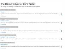 Tablet Screenshot of chrisparkesonline.blogspot.com
