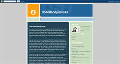 Desktop Screenshot of dobriladejanoska.blogspot.com