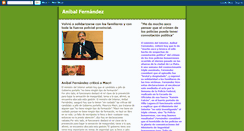 Desktop Screenshot of anibal--fernandez.blogspot.com