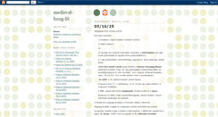 Desktop Screenshot of medieval-hung-lit.blogspot.com