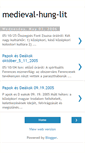 Mobile Screenshot of medieval-hung-lit.blogspot.com