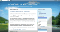 Desktop Screenshot of indonesianhighwayengineering.blogspot.com