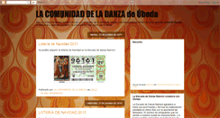 Desktop Screenshot of lacomunidaddeladanza.blogspot.com