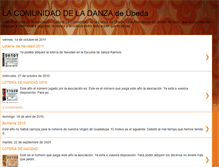 Tablet Screenshot of lacomunidaddeladanza.blogspot.com