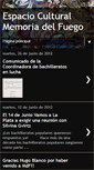 Mobile Screenshot of espacioculturalmemoriadelfuego.blogspot.com