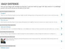 Tablet Screenshot of danielle-dailyexistence.blogspot.com