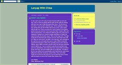 Desktop Screenshot of lanyapwithchloe.blogspot.com