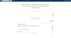 Desktop Screenshot of fountain-pens-ballpoints-rollerballs.blogspot.com