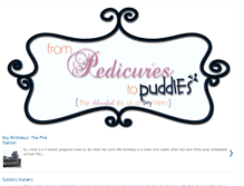 Tablet Screenshot of pedicurestopuddles.blogspot.com