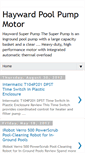 Mobile Screenshot of haywardpoolpumpmotor.blogspot.com