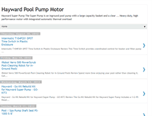 Tablet Screenshot of haywardpoolpumpmotor.blogspot.com